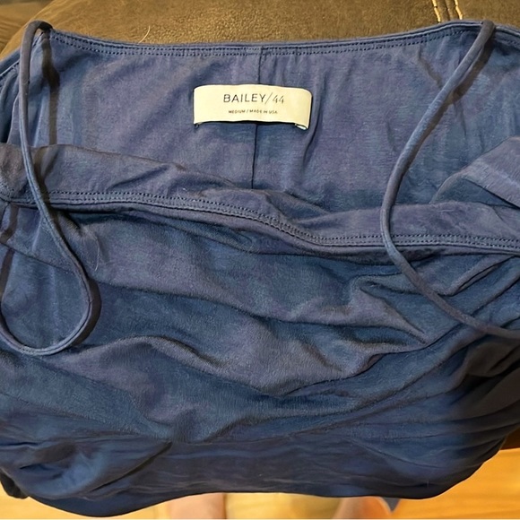 Bebe Very Sexy Navy Blue Fitted Dress - Picture 4 of 9